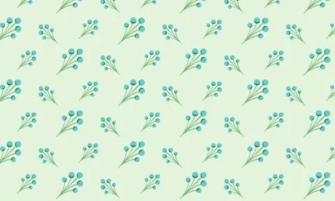 Gradient Flower Buds Pattern Stock-Illustration