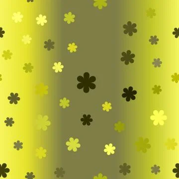 Gradient flower pattern. Seamless vector イラスト素材