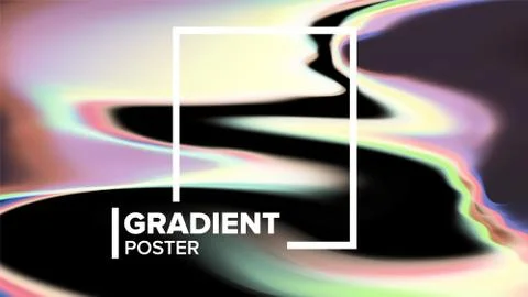 Gradient Fluid Background Vector. Future Color. Vibrant Vortex. Commercial Cover 스톡 일러스트