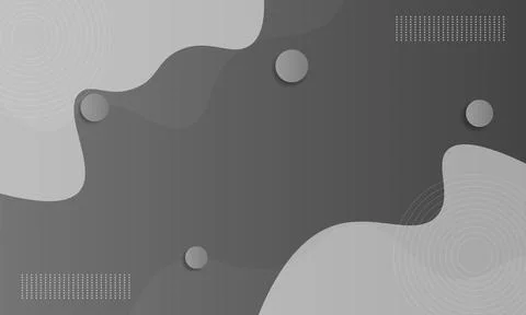 Gradient fluid with wave and circle shape background. Stock Illustration