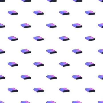 Gradient folded textile pattern on white background Stock Illustration