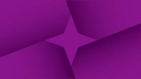 Gradient frame pieces assembling into a four point star hole and flying apart 库存影片 348621846