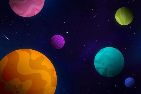 Gradient galaxy background Stock Illustration