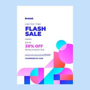 Gradient geometric abstract Stock Illustration