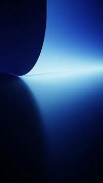 Gradient geometric background with blue beam reflection and curve Stock Illustration