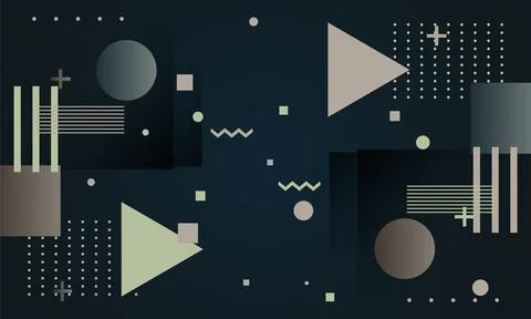 Gradient geometric background. 스톡 일러스트