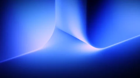 Gradient geometric background with lilac wave seamless loop Stock Footage 347385380