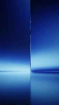Gradient geometric background with vertical split and blue reflection Illustrazione stock