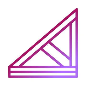 Gradient Geometric Frame Abstract Design Artwork Stock Illustration