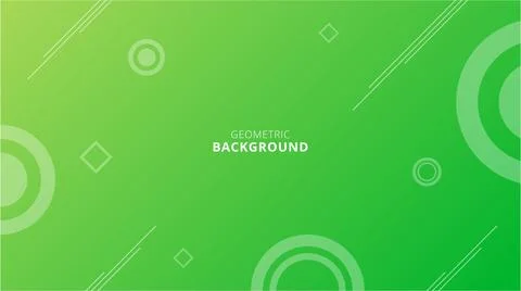 Gradient geometric shape background - Green Gradient Background Stock Illustration