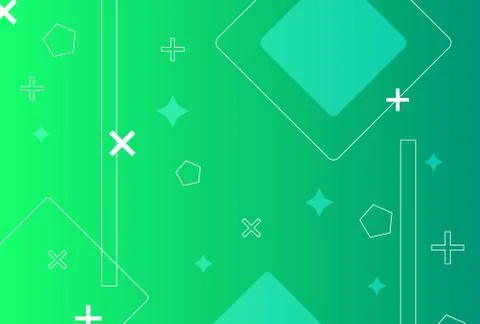 Gradient geometric shape background Stock Illustration