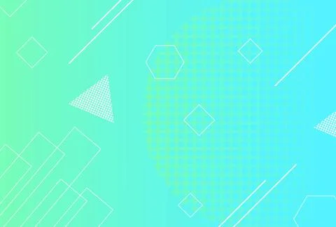Gradient geometric shape background Stock-Illustration