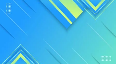 Gradient Geometric Shape Background, Modern Design Stock Illustration