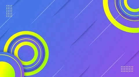 Gradient Geometric Shape Background, Modern Design Stock-Illustration