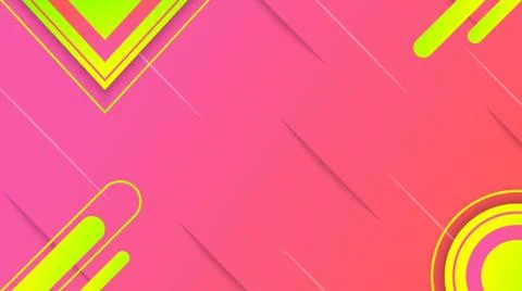 Gradient Geometric Shape Background, Modern Design Stock Illustration