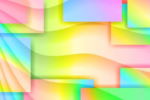 Gradient geometric wallpaper. Abstract background from geometric shapes Stock Illustration