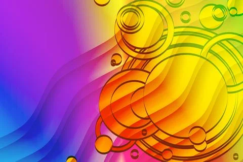 Gradient geometric wallpaper. Abstract background from geometric shapes Stock-Illustration