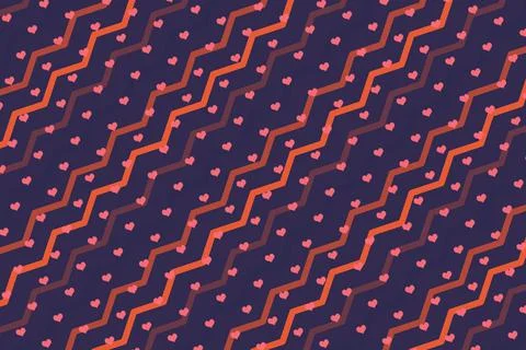 Gradient geometrical  zig-zag stripe pattern background design Illustrazione stock