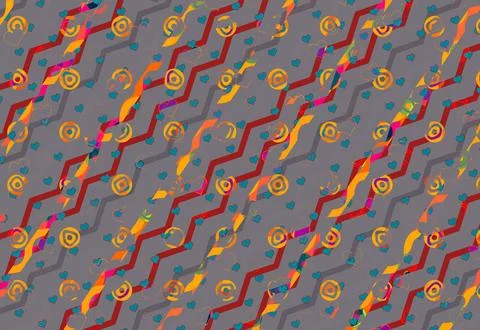 Gradient geometrical  zig-zag stripe pattern background design Illustrazione stock