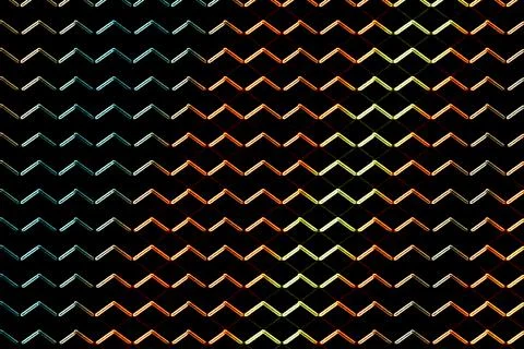 Gradient geometrical  zig-zag stripe pattern background design Stock Photos