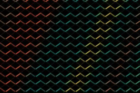 Gradient geometrical  zig-zag stripe pattern background design Foto stock