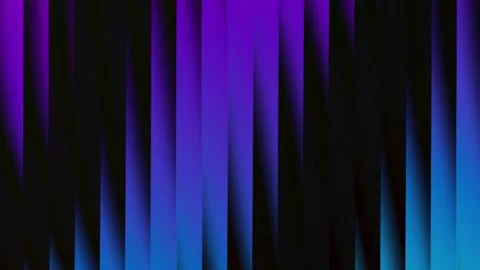 Gradient glass effect background with vertical stripes in blue and purple Video stock 331869535