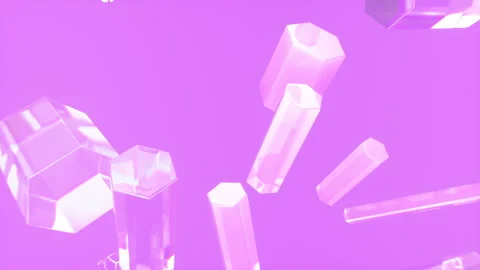 Gradient Glass Figures Stock-Footage 265695092