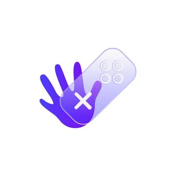Gradient glass morphism game icon design vector Stock Illustration
