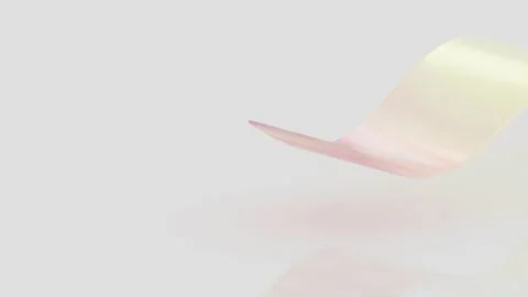 Gradient glass with white background, 3d rendering. Stock Footage 162055783