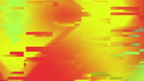 Gradient glitch a vibrant yellow red and green digital effect. Stock Footage 309926067