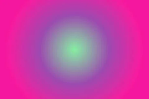 A gradient glow of soft purple and green light in the dark Stock Illustration