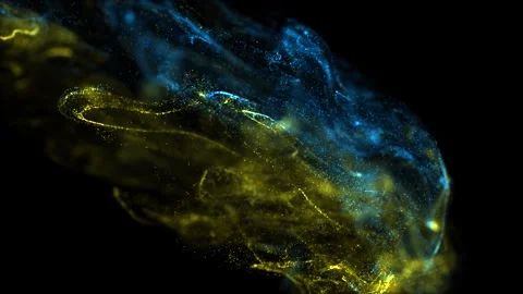 Gradient glowing particles background Stock Footage 241743834