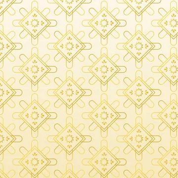Gradient golden arabic pattern 스톡 일러스트
