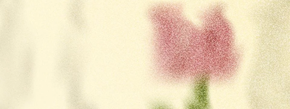 Gradient grain background with gentle blur flower in grunge texture for cover. Stockillustratie