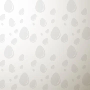 Gradient gray vector background with eggs pattern. Stock Illustration