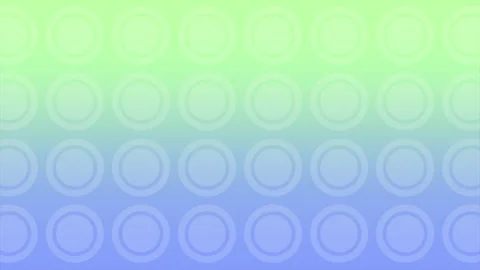 Gradient green and blue rings pattern 스톡 동영상 202044337