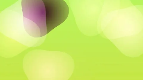 Gradient green background with blurred, abstract transparent shapes Video stock 331647109