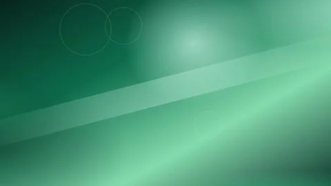 Gradient green background with overlapping circles and a diagonal stripe ab.. Stock Illustration