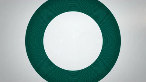 Gradient green circles pattern 스톡 동영상 167980856