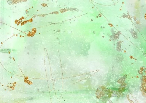 Gradient green grungy textured background and glitter effect Stock Illustration