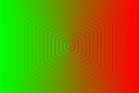Gradient green red background with hexagonal watermark. 스톡 일러스트