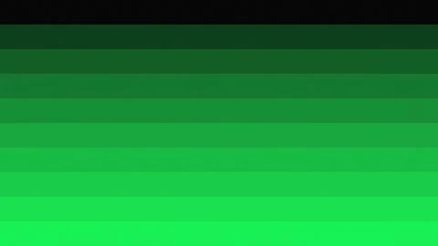 Gradient green screen divided horizontal parts, dark and bright chroma key Stock Footage 311004868