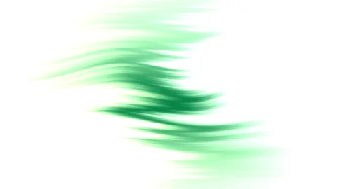 Gradient Green Stripes Waves in Center Waving Flowing Loop Motion Background Stock Footage 199453776