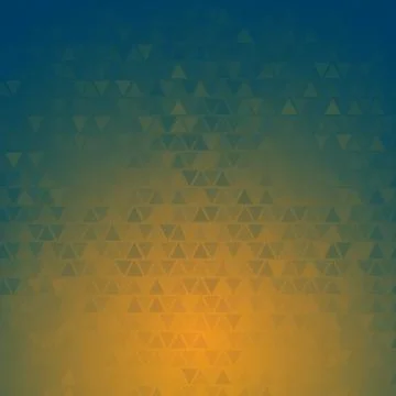 Gradient green-yellow abstract triangles background Stock Illustration