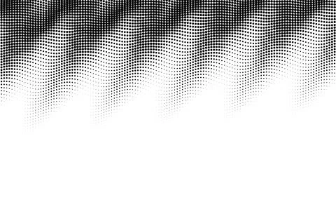 Gradient halftone. Abstract gradient background of black dots. Halftone wave 스톡 일러스트