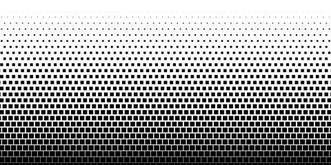 Gradient of halftone black dots on a white background. Pop art texture. Com.. 스톡 일러스트