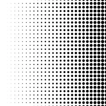 Gradient halftone dots background. Pop art template, texture. Vector illustra Stock Illustration