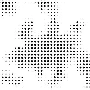 Gradient halftone dots background. Pop art template, texture. Vector illustra Stock Illustration