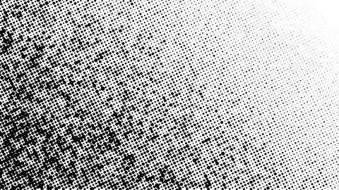 Gradient of halftone orange dots on a yellow background. Pop art texture. C.. 스톡 일러스트