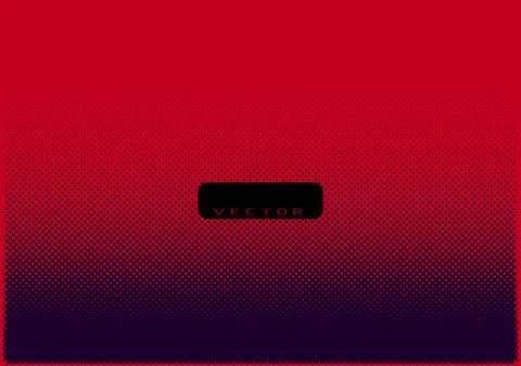 Gradient Halftone Pattern With Black Dots On Red Stock Illustration